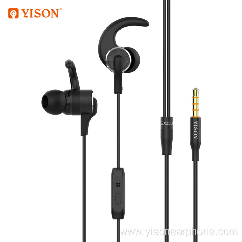 YISON high quality wired earphone headphone high bass